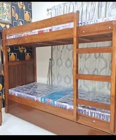 Bunk bed with under-bed storage drawer