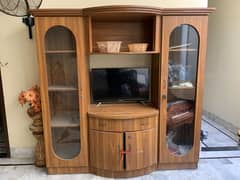 Wooden showcase