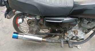 125 exhaust with joint band