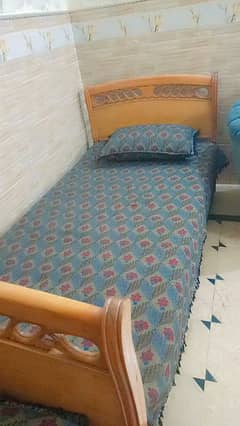 Single bed &  with matesrr for sale