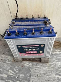 2 Phoenix tublar battery TX 1800