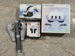 Meta Quest 3 - 128GB (with Extra accessories)