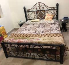 Bed with dressing table, sofa and chairs for sale
