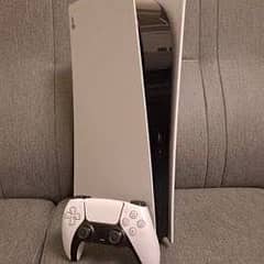 PS 5 Fat 1TB disc edition with black dual shock 5