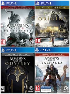 Assassin's Creed 4 in 1 Digital Bundle PS4