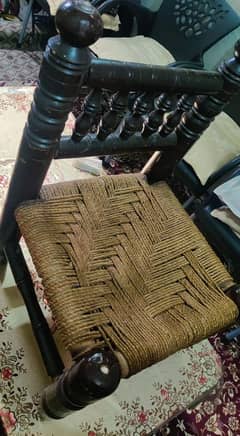 wooden sitting stool