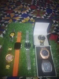 All watch in 8 thousand urgent sale 3 watch new and 4 watch is used