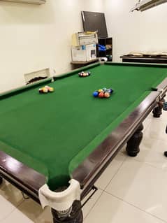Snooker table solid wood