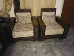 Wooden sofa