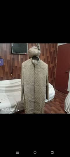 few hours used sherwani full pakg available for sale