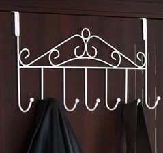 Over Door Metal Hanger Stand With 7 Hooks