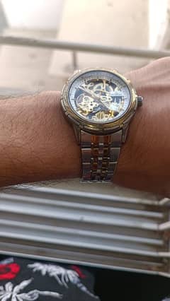 Men's Watch Original Fitron Skeleton Automatic Watch – No cell Needed