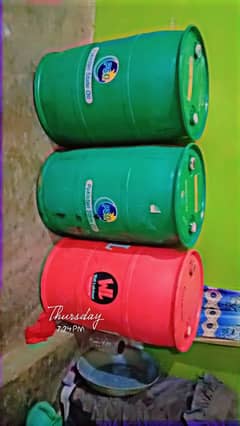 3 empty drum for sale 208 litr 3 nos