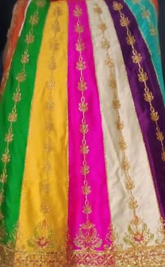 mehndi dress full embroidery