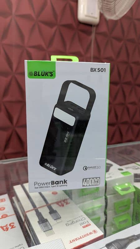 Multiple Output Ports:  Dual USB-A  USB Type-C 0