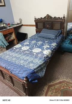 bed with mattress in cheap rates!