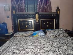 Wooden bed