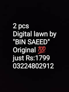 2pcs 3pcs unstitched suits 03224802912