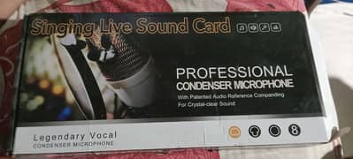 2 week use professional condenser microphone number 03032953670