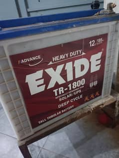 exide tubular battery one year used