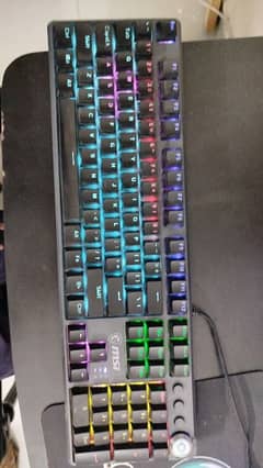 MSI GK310 COMBO KEYBOARD+MOUSE RGB BARELY USED A* CONDITION