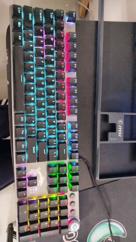 MSI GK310 COMBO KEYBOARD+MOUSE RGB BARELY USED A* CONDITION 2