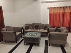 5 seater sofa with big central table