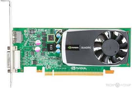 Graphics Card 1gb 128 bit Nvidia Quadro 600.