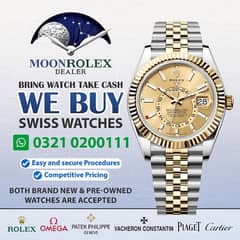 Get Cash / Rolex Cartier Omega Hublot Chopard Breitling Rado Tag Heuer