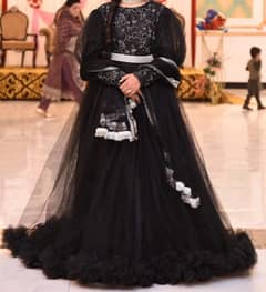 net maxi with net dupatta