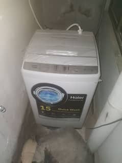 Haier automatic washing machine.