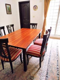 Brand New Solid Wooden Dining Table Set With Eight 8 Chairs