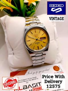 Seiko 5 CITIZENS ORIENT AUTOMATIC MEN WRIST WATCH 03161737353