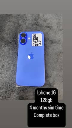 iphone 16 FU 100 health 128gb