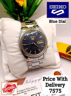 Seiko 5 CITIZENS ORIENT AUTOMATIC MEN WRIST WATCH 03161737353