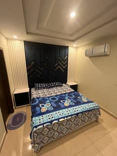 1 Bed Apartment FULLY furnished INTERIOR DESIGNER For Rent In Iqbal Block Bahria