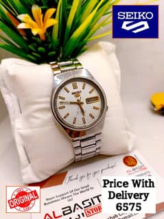 Seiko 5 CITIZENS ORIENT AUTOMATIC MEN WRIST WATCH 03161737353