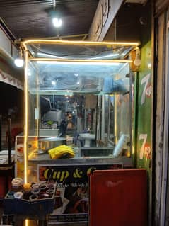 Shawarma and burger counter