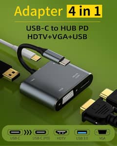 4 in 1 type c 3.0 adapter