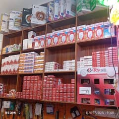 Wood Racks and counter