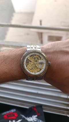 Men's Watch Original Fitron Skeleton Automatic Watch – No cell Needed