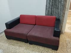 Habitt Sofa cum bed with cushions.