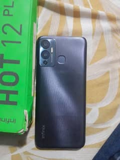 infinix hot 12 play 4/64 with box and charger