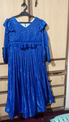 girls frock and gaon with plazo