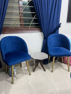 Blue Velvet Chairs