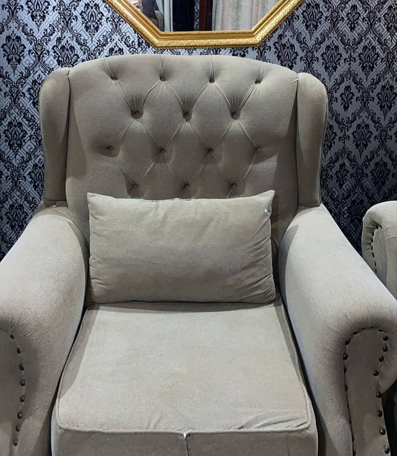 Sofa set with table and dewan 1
