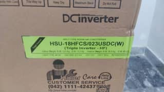 Haier inverter ac brand new