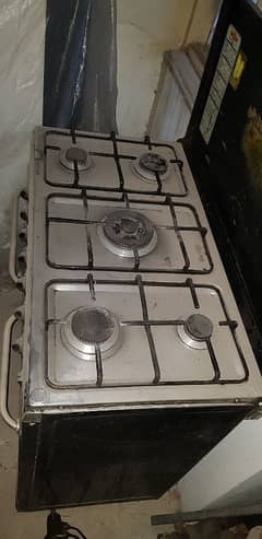 Nasgas 5 stoves Cooking Range with Gas Owen