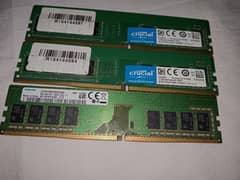 8GB DDR4 RAMs for Sale