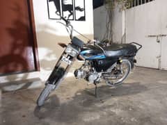 Unique 70cc Motorcycle for Sale – 2016 Model – Excellent Condition